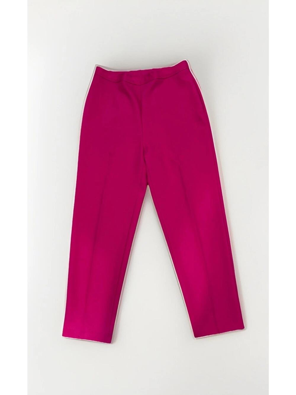 Women’s Fuchsia Pink Slacks/ Trousers By Bend Over. Size 16
